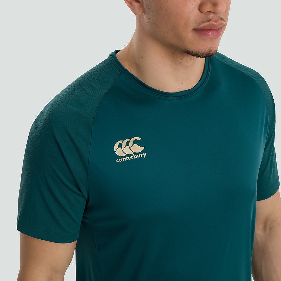 MENS VAPODRI SUPERLIGHT SOLID TEE GREEN
