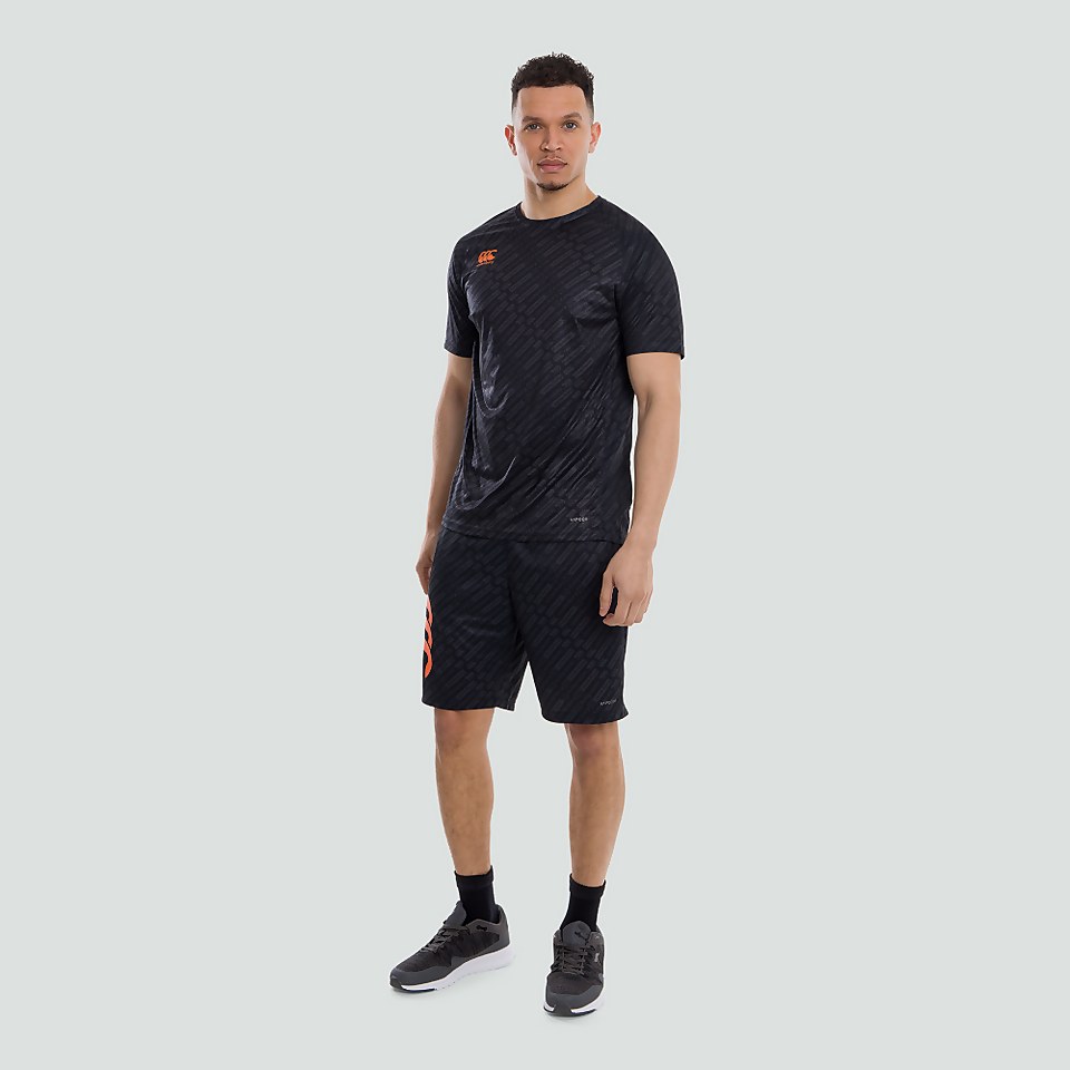 MENS VAPODRI STRETCH KNIT GRIP SHORTS BLACK