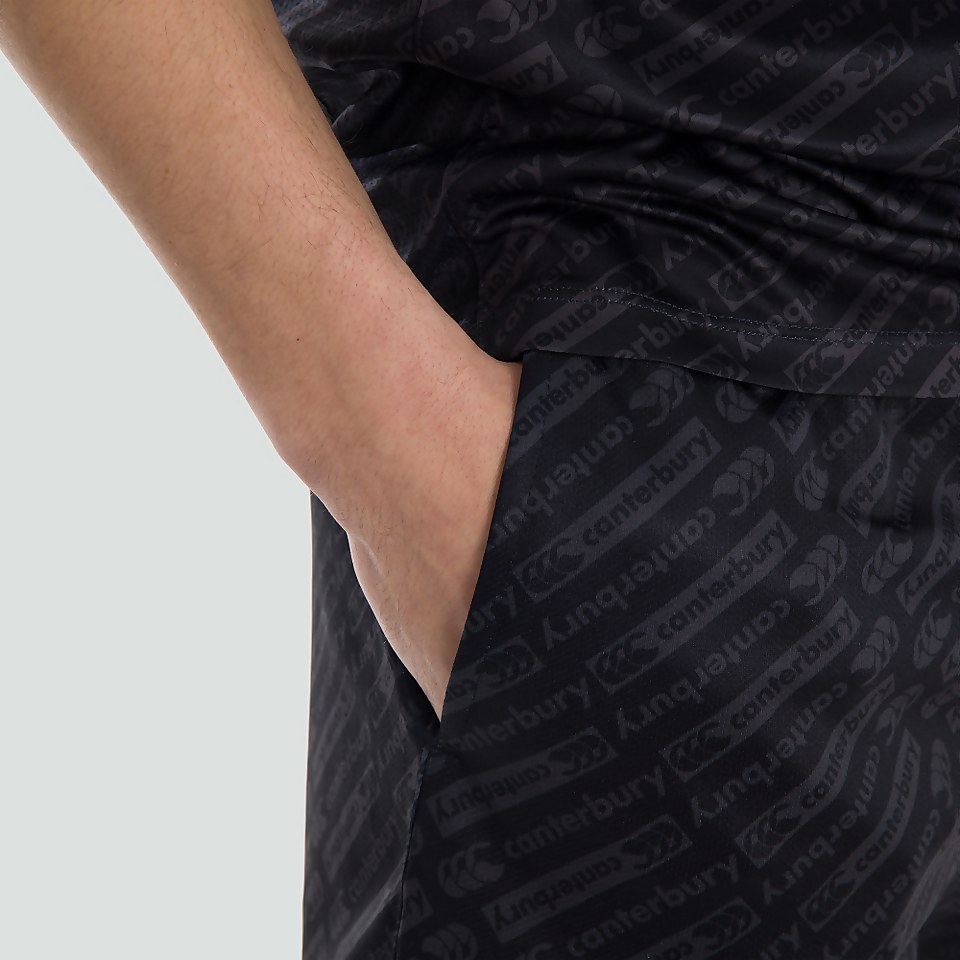 MENS VAPODRI STRETCH KNIT GRIP SHORTS BLACK