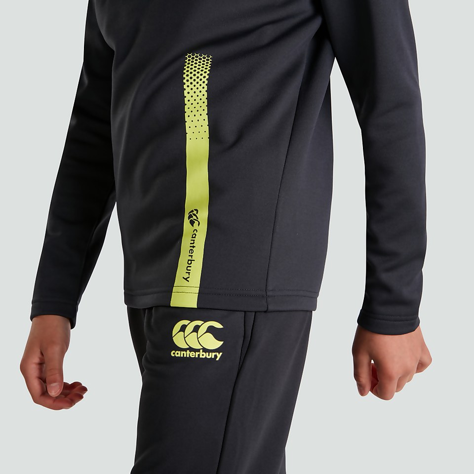 JUNIOR UNISEX 1/4 ZIP POLY FLEECE BLUE