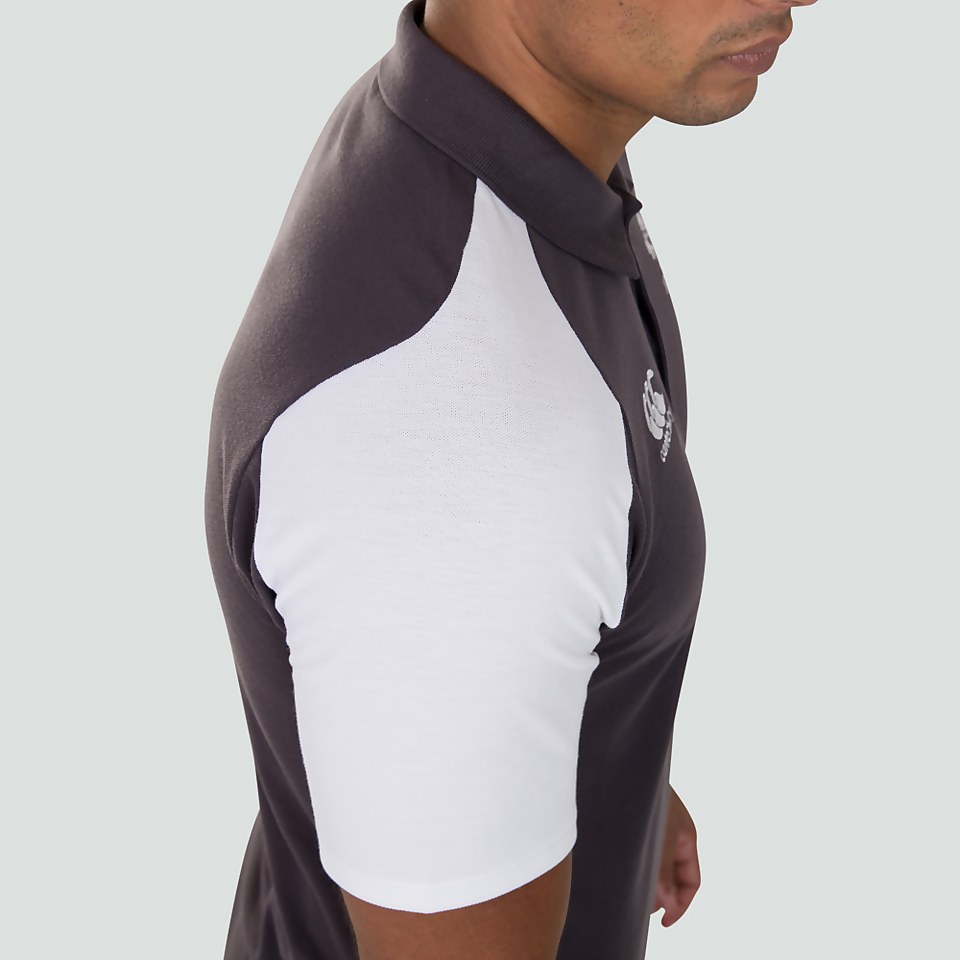 MENS IRELAND VAPODRI COTTON PIQUE POLO GREY