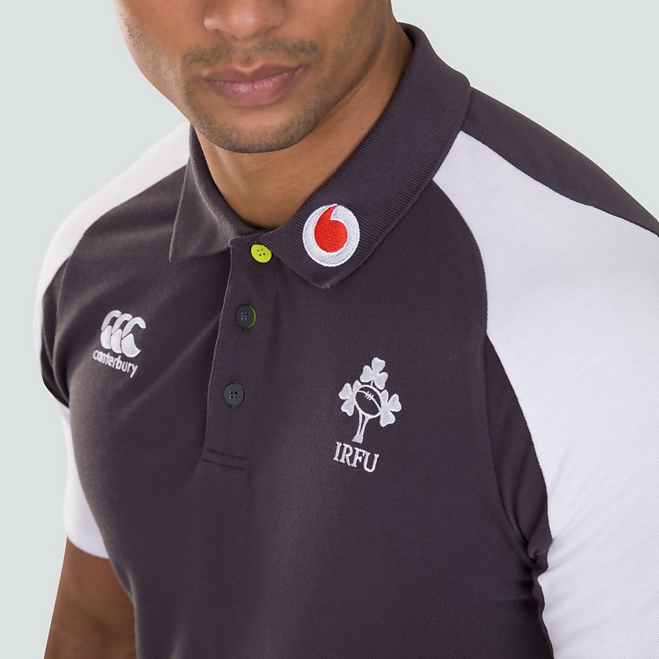 MENS IRELAND VAPODRI COTTON PIQUE POLO GREY