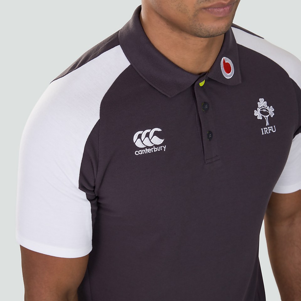 MENS IRELAND VAPODRI COTTON PIQUE POLO GREY