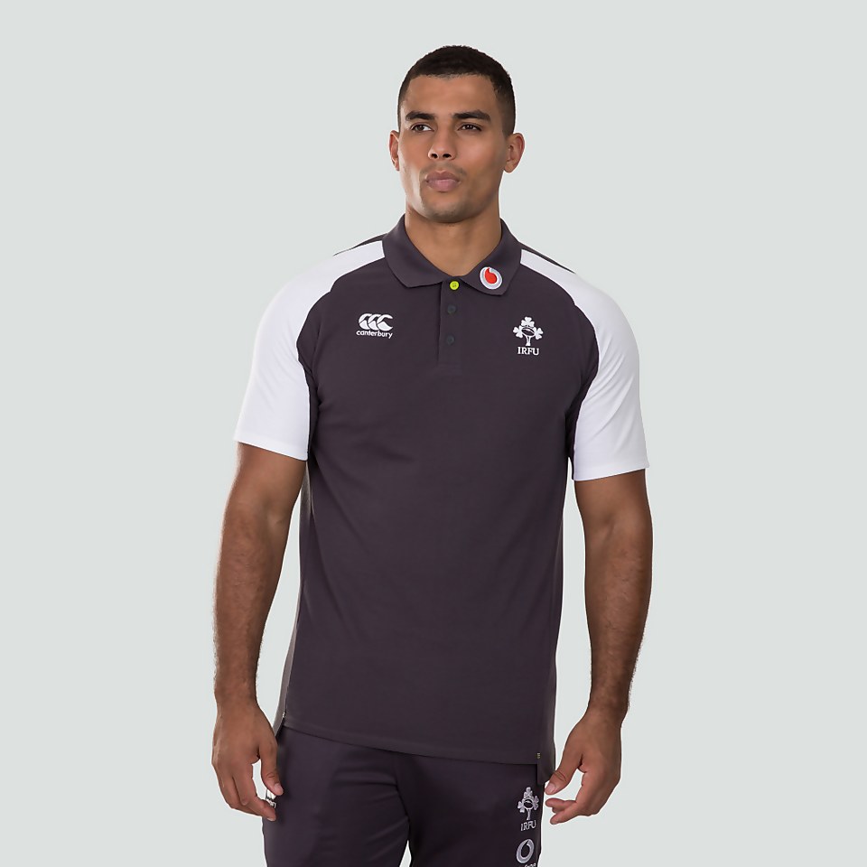 MENS IRELAND VAPODRI COTTON PIQUE POLO GREY
