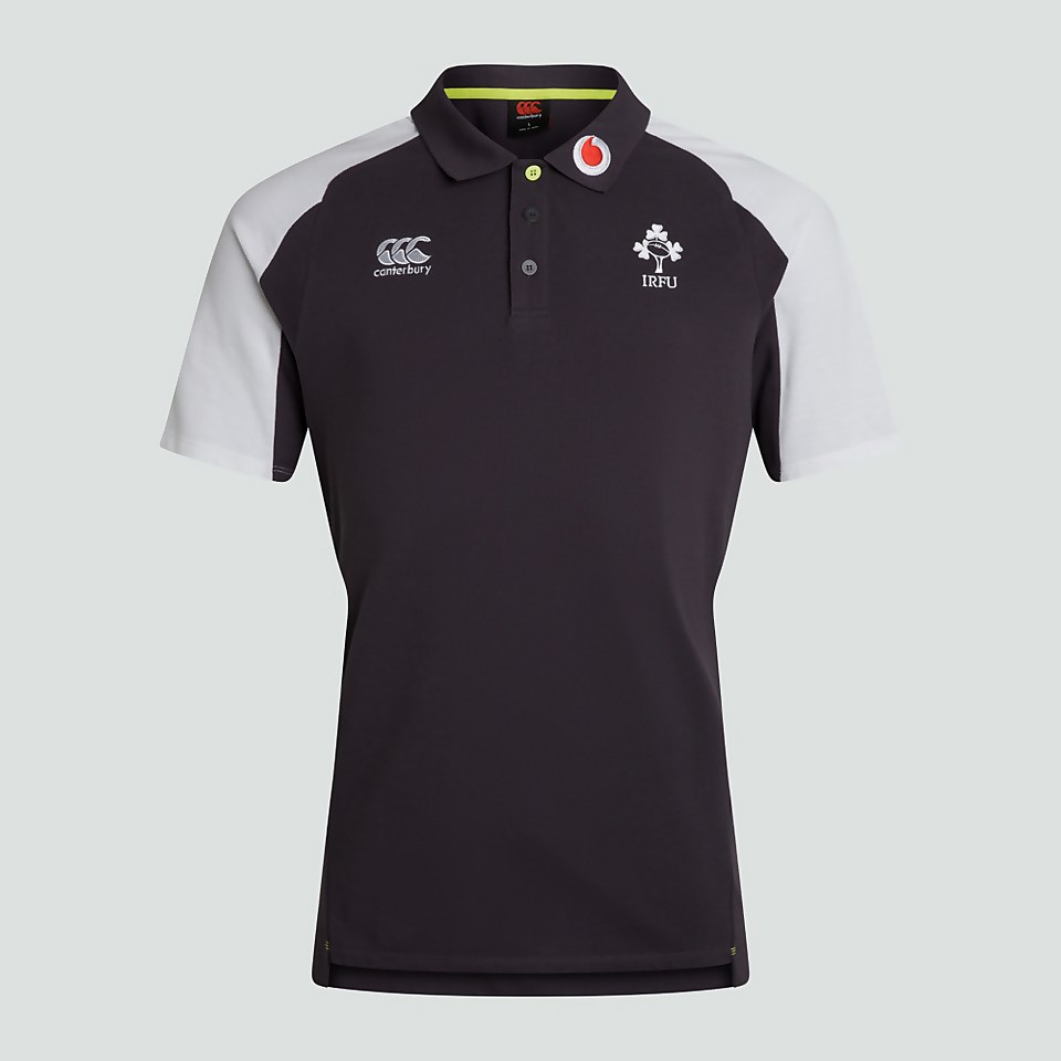 MENS IRELAND VAPODRI COTTON PIQUE POLO GREY