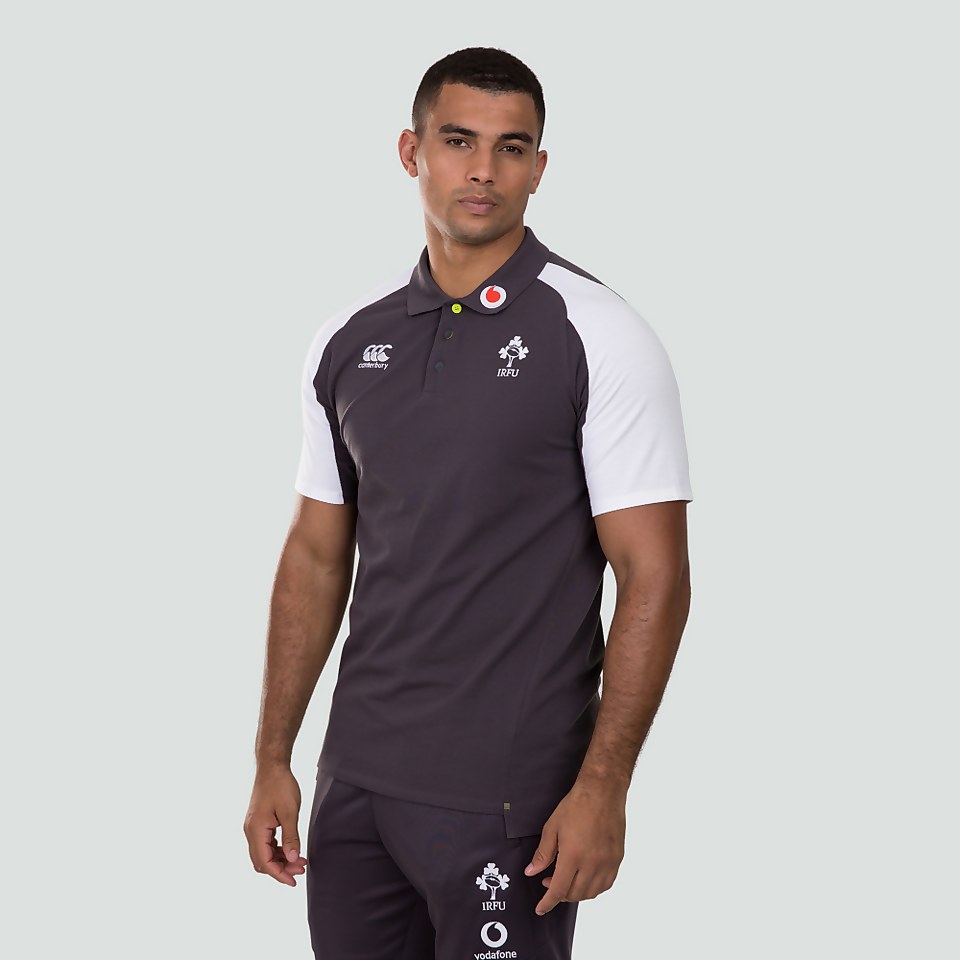 MENS IRELAND VAPODRI COTTON PIQUE POLO GREY