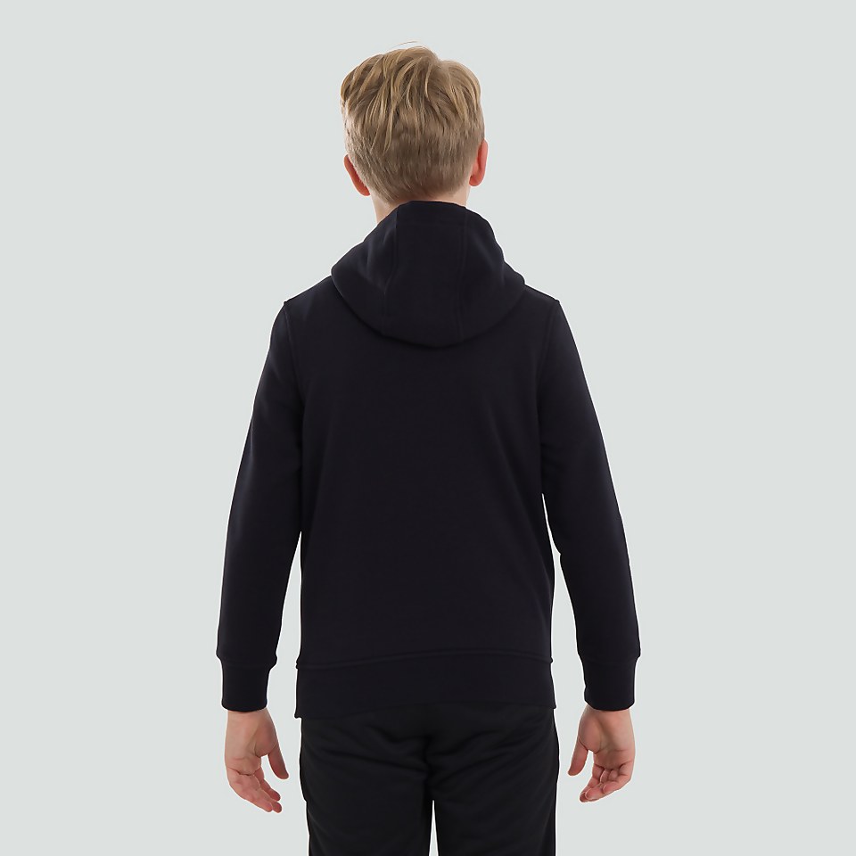 JUNIOR UNISEX OVERHEAD LARGE LOGO HOODY BLACK