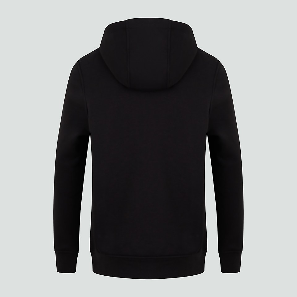 JUNIOR UNISEX OVERHEAD LARGE LOGO HOODY BLACK