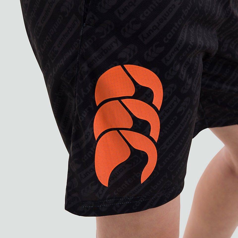 JUNIOR UNISEX VAPODRI STRETCH KNIT GRIP SHORTS BLACK