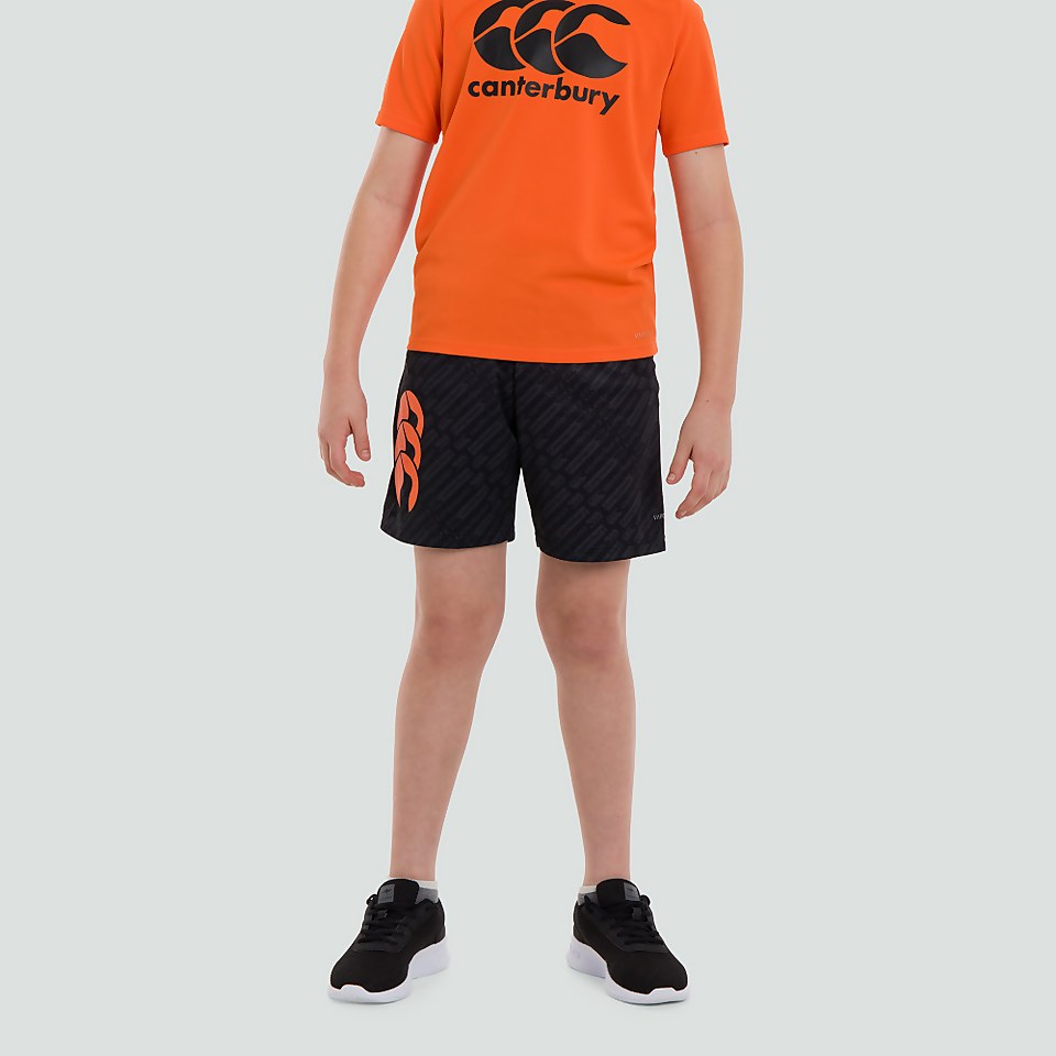 JUNIOR UNISEX VAPODRI STRETCH KNIT GRIP SHORTS BLACK