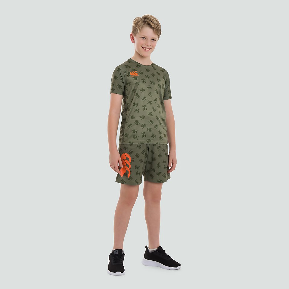 JUNIOR UNISEX VAPODRI STRETCH KNIT GRIP SHORTS GREEN