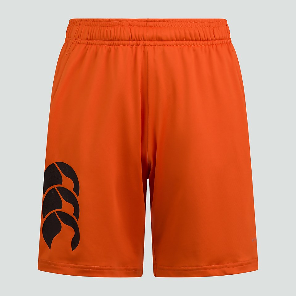 JUNIOR UNISEX VAPODRI STRETCH KNIT SHORTS ORANGE