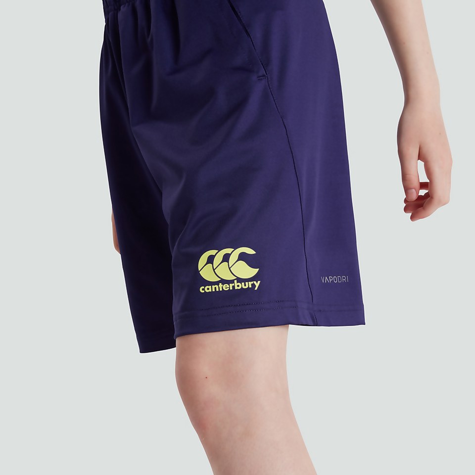JUNIOR UNISEX VAPODRI STRETCH KNIT SHORTS PURPLE