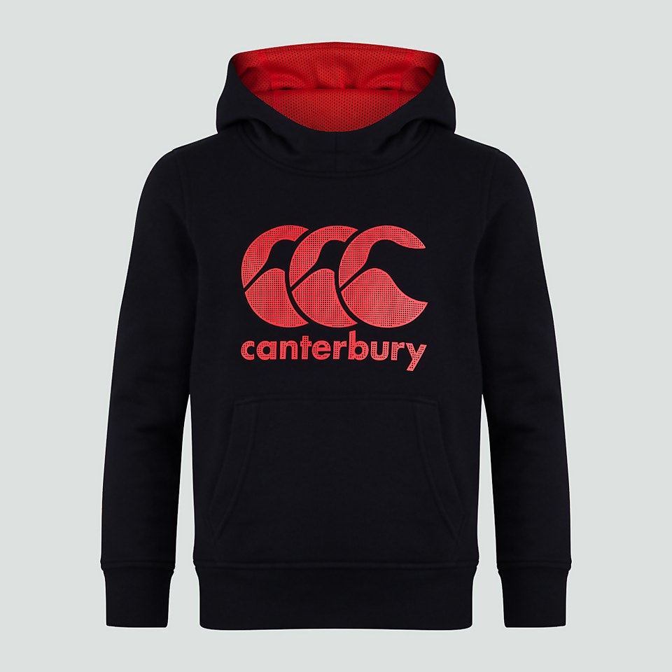 MENS OVERHEAD FLEECE HOODY BLACK