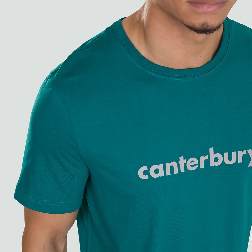 MENS COLOUR BLOCK LOGO TEE GREEN