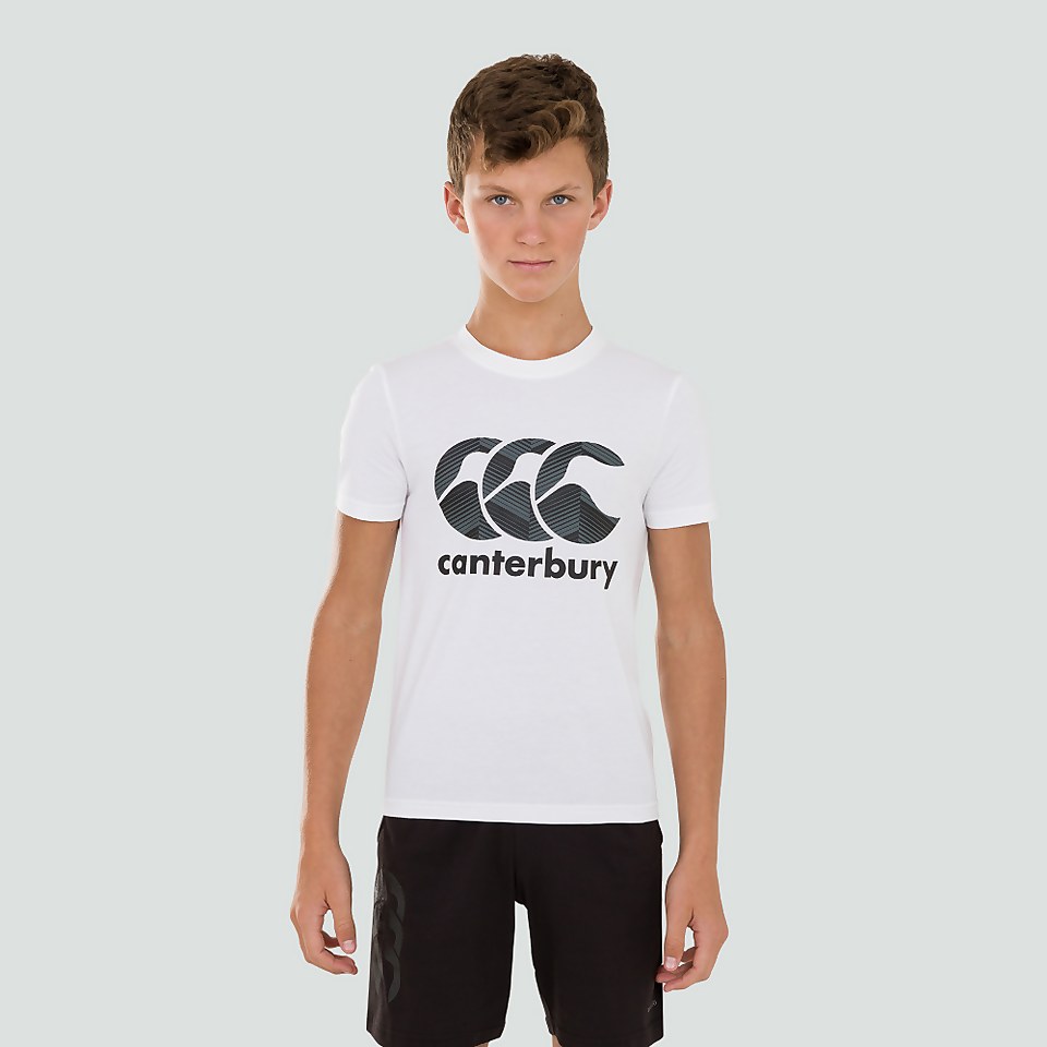 JUNIOR UNISEX CCC LOGO TEE WHITE