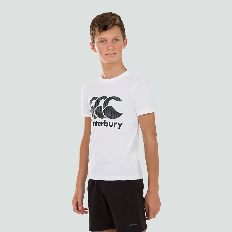 JUNIOR UNISEX CCC LOGO TEE WHITE