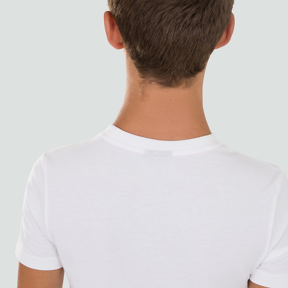 JUNIOR UNISEX CCC LOGO TEE WHITE