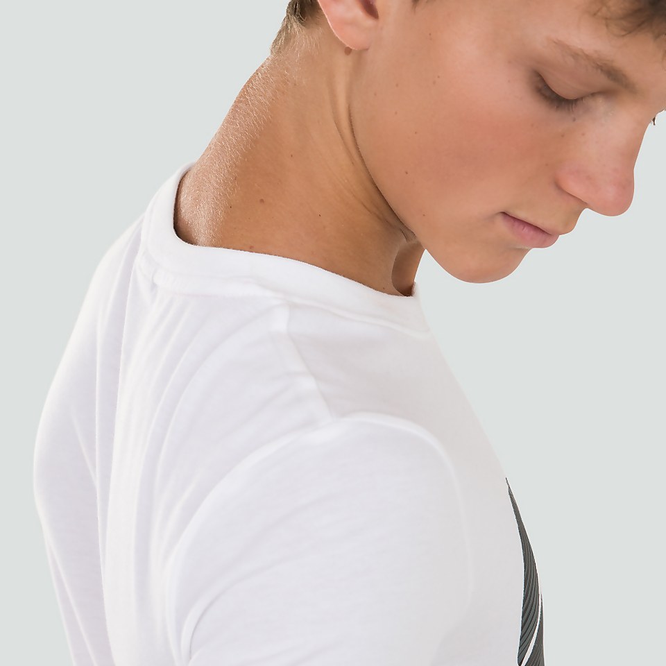 JUNIOR UNISEX CCC LOGO TEE WHITE