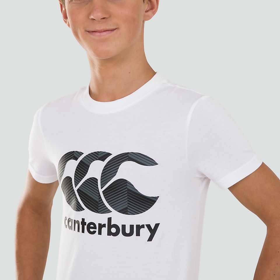 JUNIOR UNISEX CCC LOGO TEE WHITE
