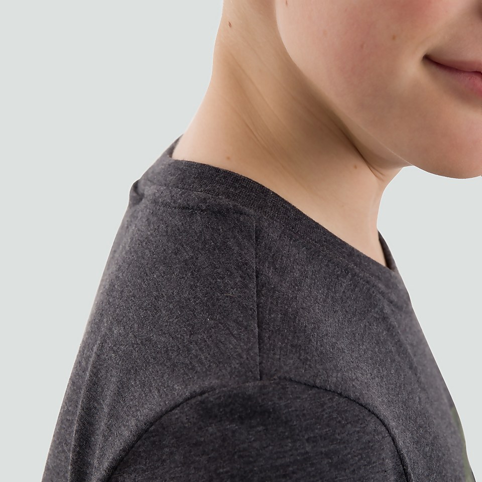 JUNIOR UNISEX CCC LOGO TEE GREY