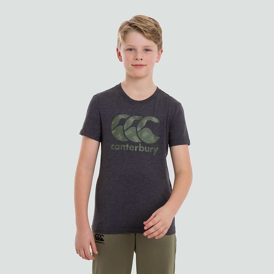 JUNIOR UNISEX CCC LOGO TEE GREY