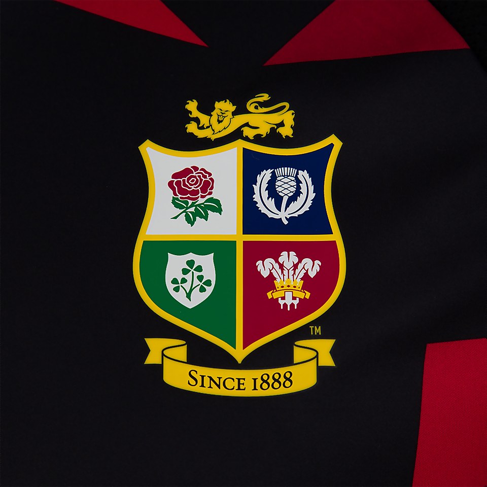 MENS BRITISH & IRISH LIONS SUPERLIGHT GRAPHIC TEE BLACK
