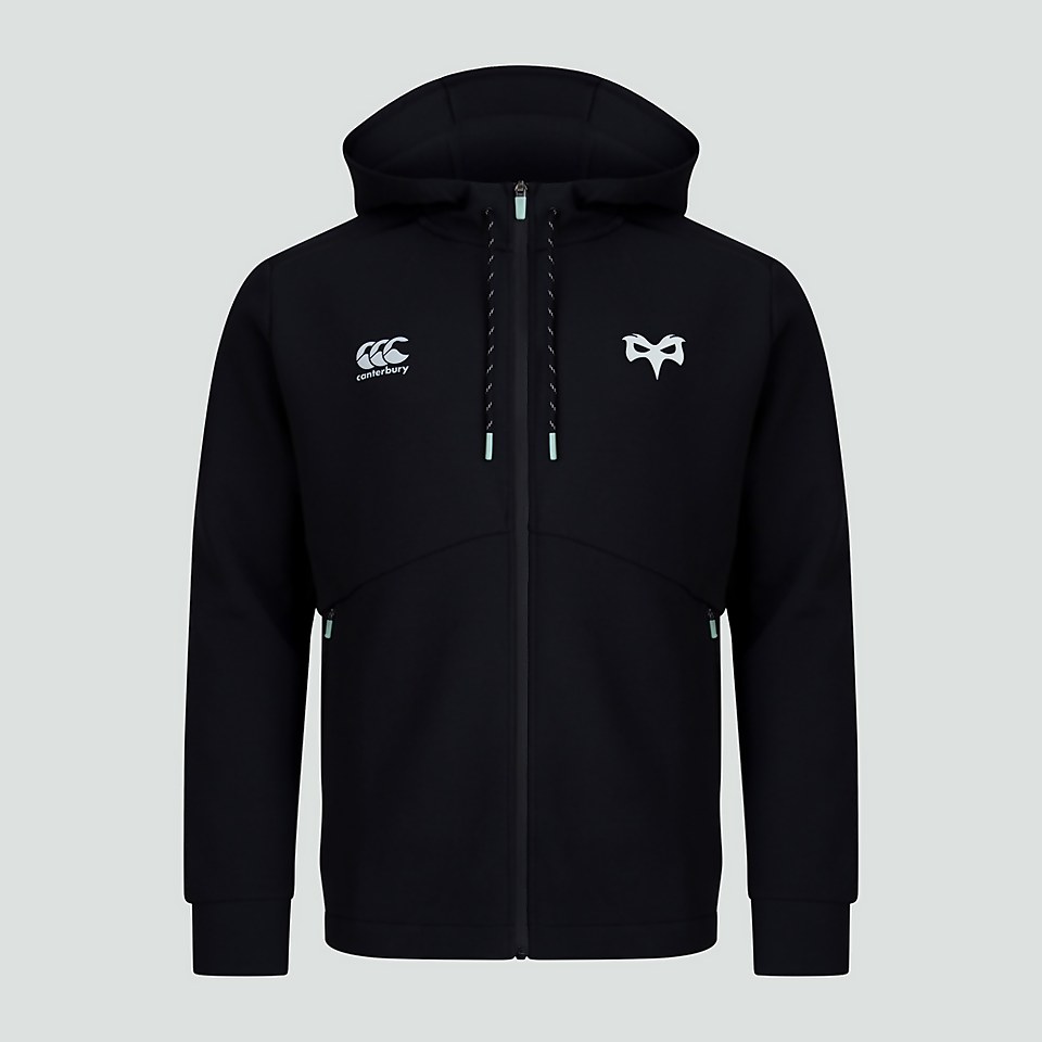 MENS OSPREYS FULL ZIP HOODY BLACK