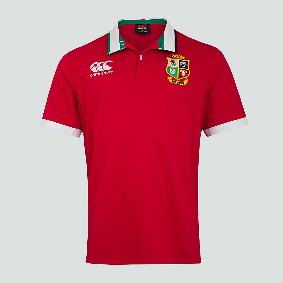 MENS BRITISH & IRISH LIONS SHORT SLEEVED CLASSIC JERSEY RED