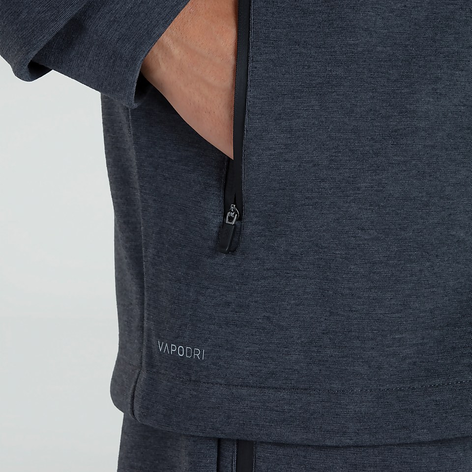 MENS BRITISH & IRISH LIONS FULL ZIP TECH HOODY GREY