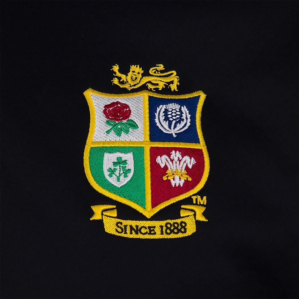 MENS BRITISH & IRISH LIONS THERMOREG 1/4 ZIP FLEECE BLACK