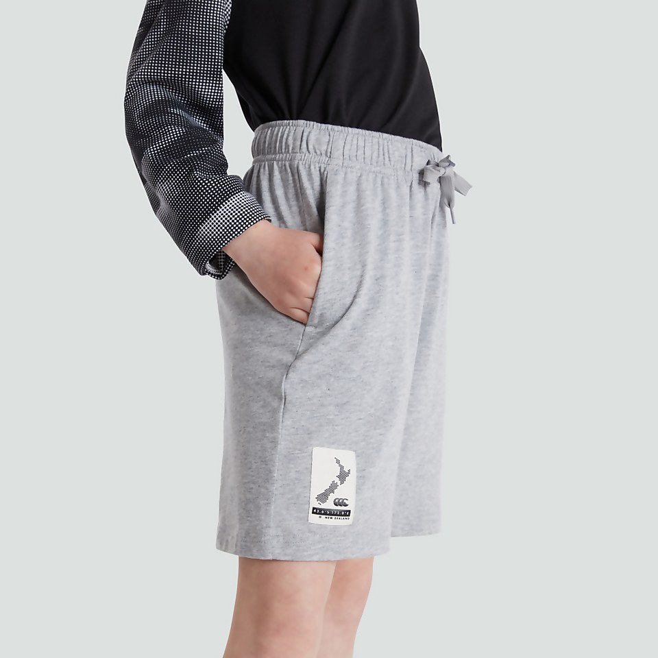 JUNIOR UNISEX COTTON SHORTS GREY