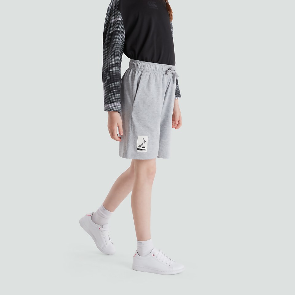 JUNIOR UNISEX COTTON SHORTS GREY