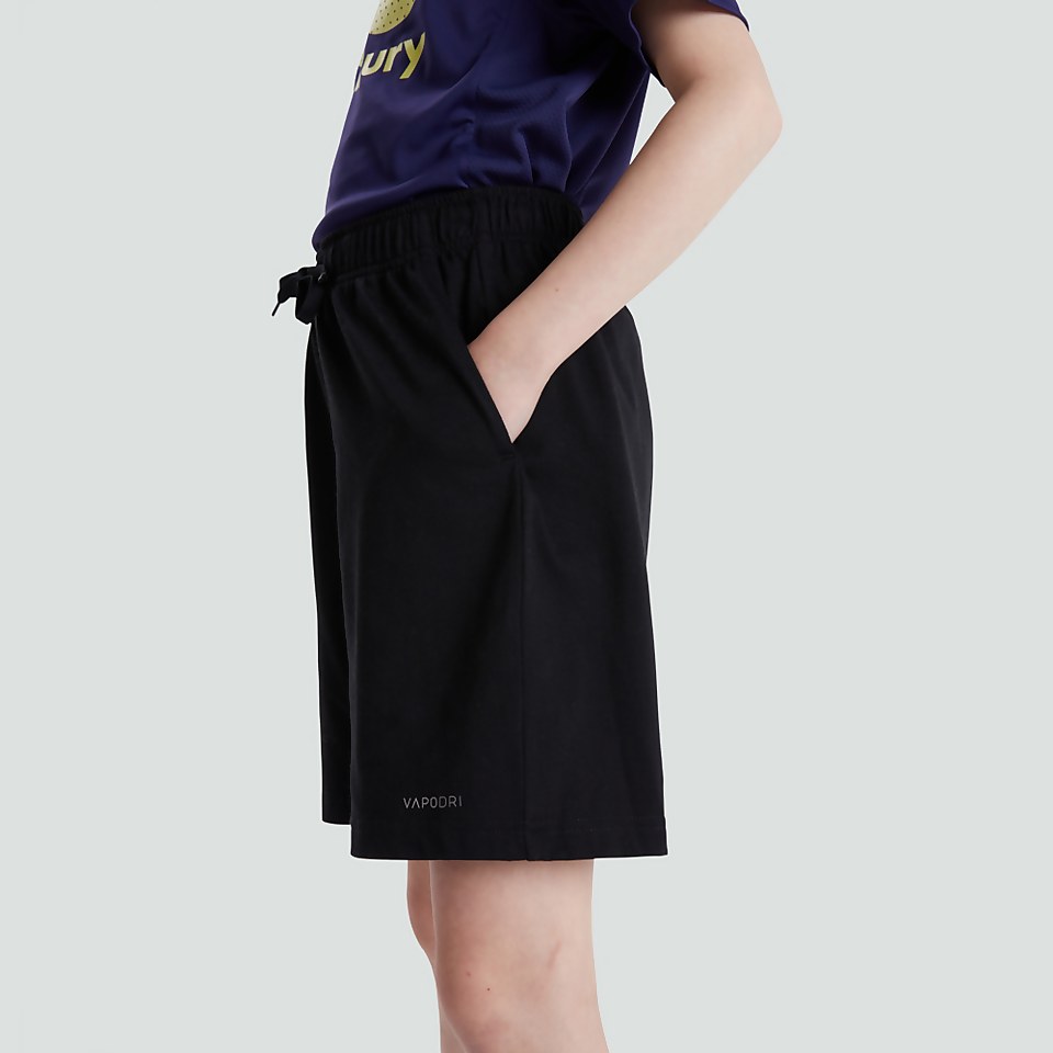 JUNIOR UNISEX COTTON SHORTS BLACK
