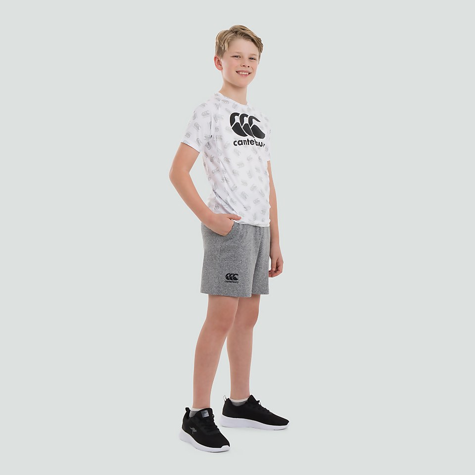 JUNIOR UNISEX COTTON SHORTS GREY