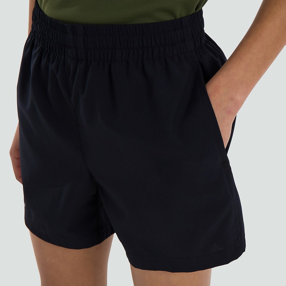 JUNIOR UNISEX WOVEN SHORTS BLACK