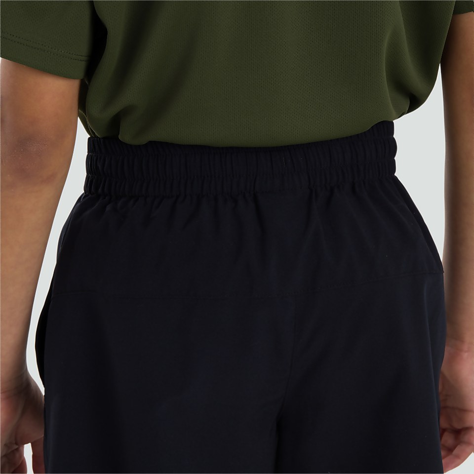 JUNIOR UNISEX WOVEN SHORTS BLACK