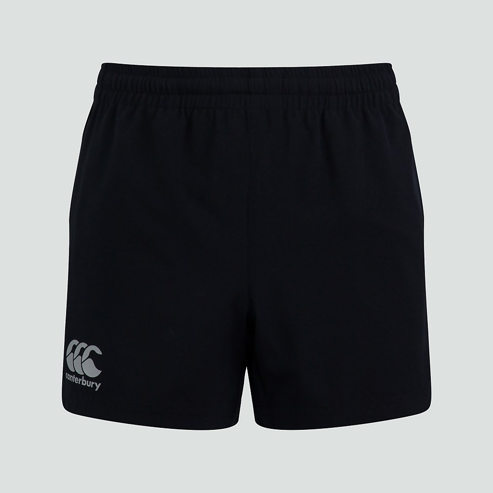 JUNIOR UNISEX WOVEN SHORTS BLACK