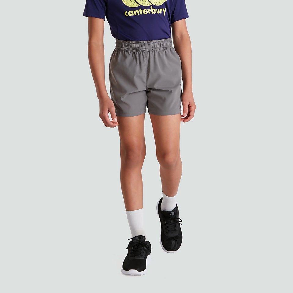 JUNIOR UNISEX WOVEN SHORTS GREY
