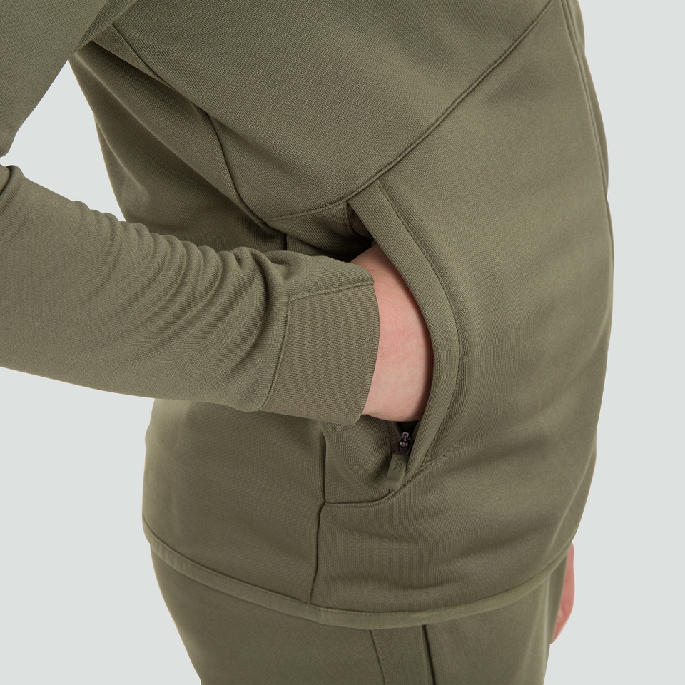 CANTERBURY FZ TRACK JACKET JM GREEN