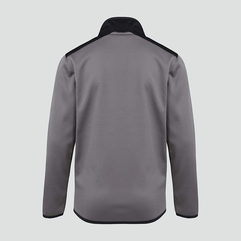 JUNIOR UNISEX 1/4 ZIP TOP GREY