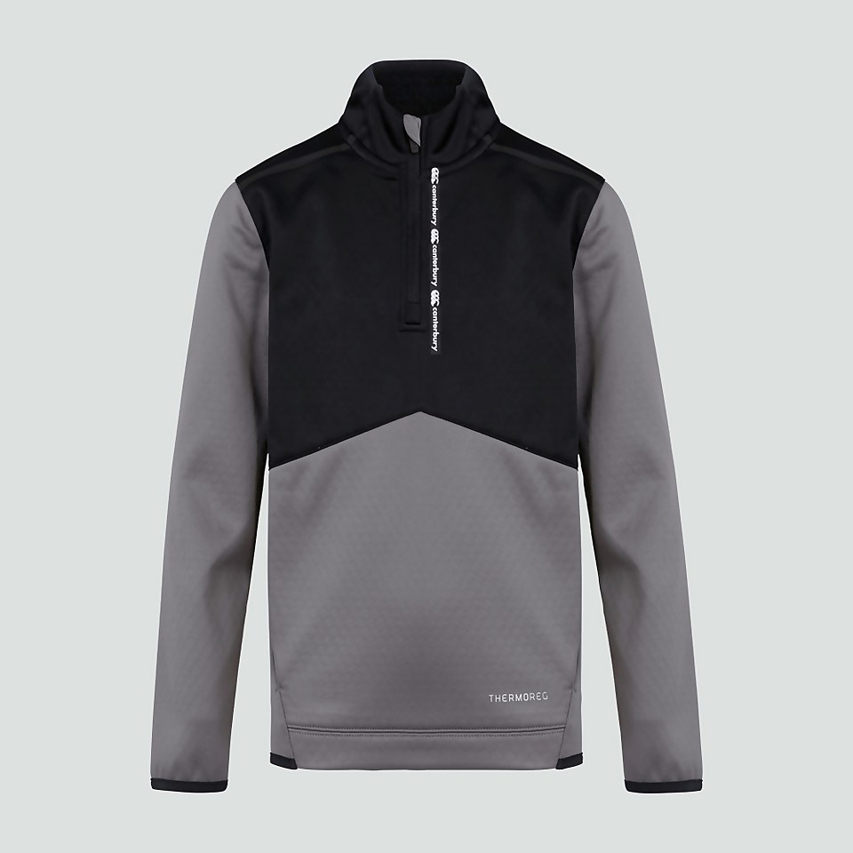JUNIOR UNISEX 1/4 ZIP TOP GREY