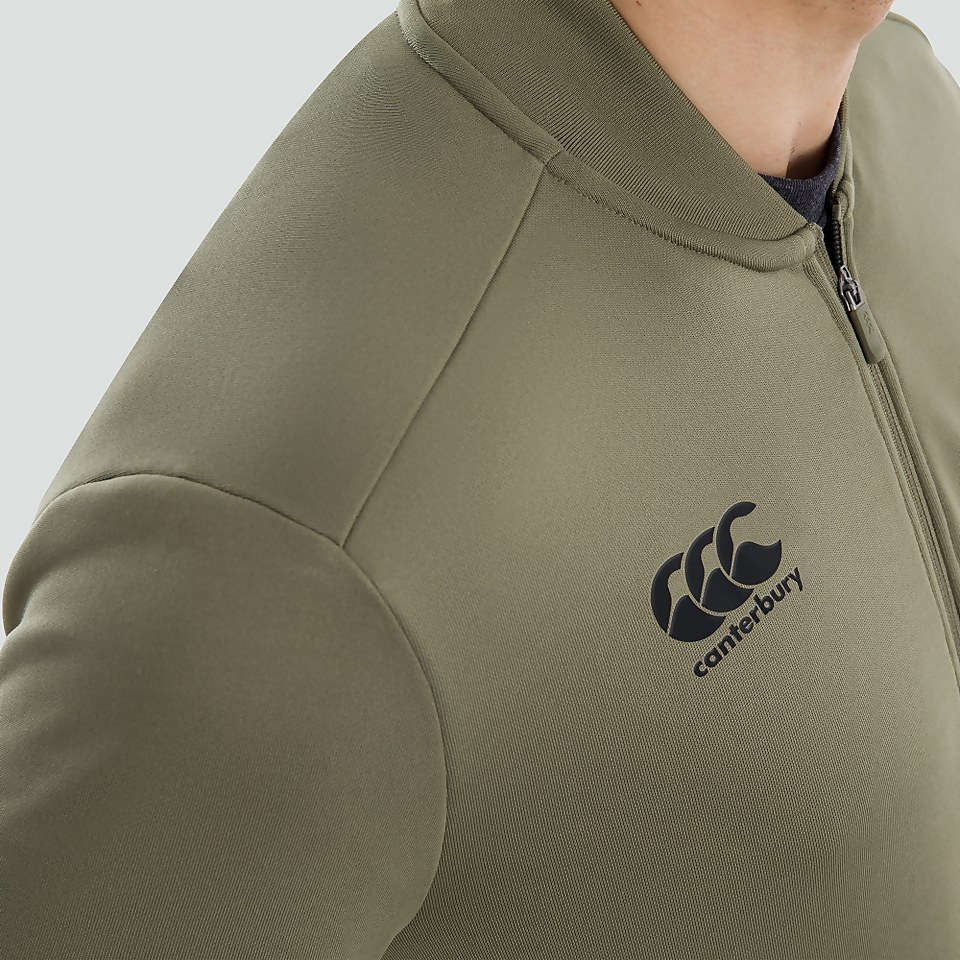 MENS FULL ZIP TRACK JACKET GREEN