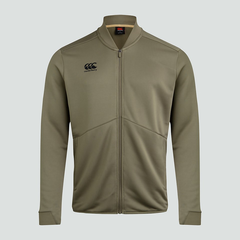 MENS FULL ZIP TRACK JACKET GREEN