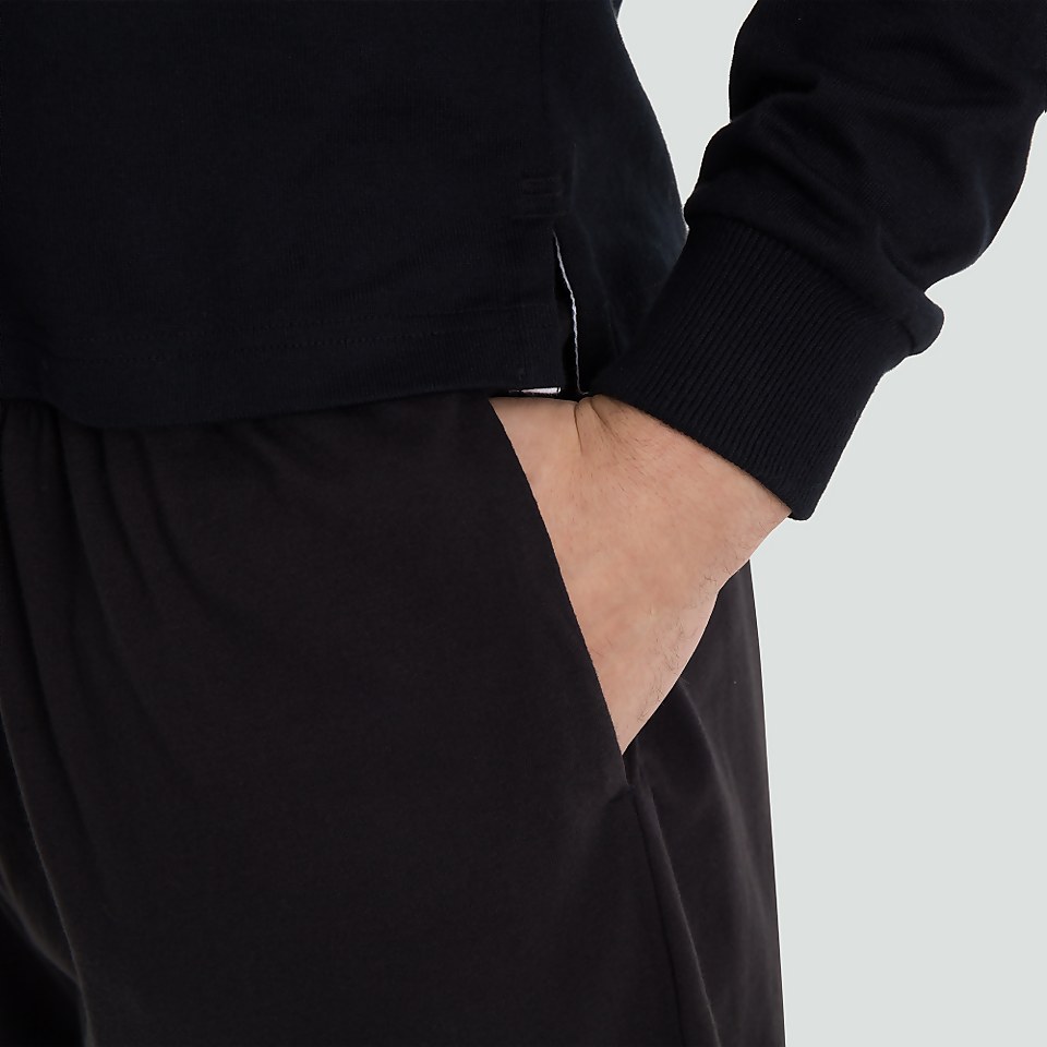 MENS COTTON SHORTS BLACK