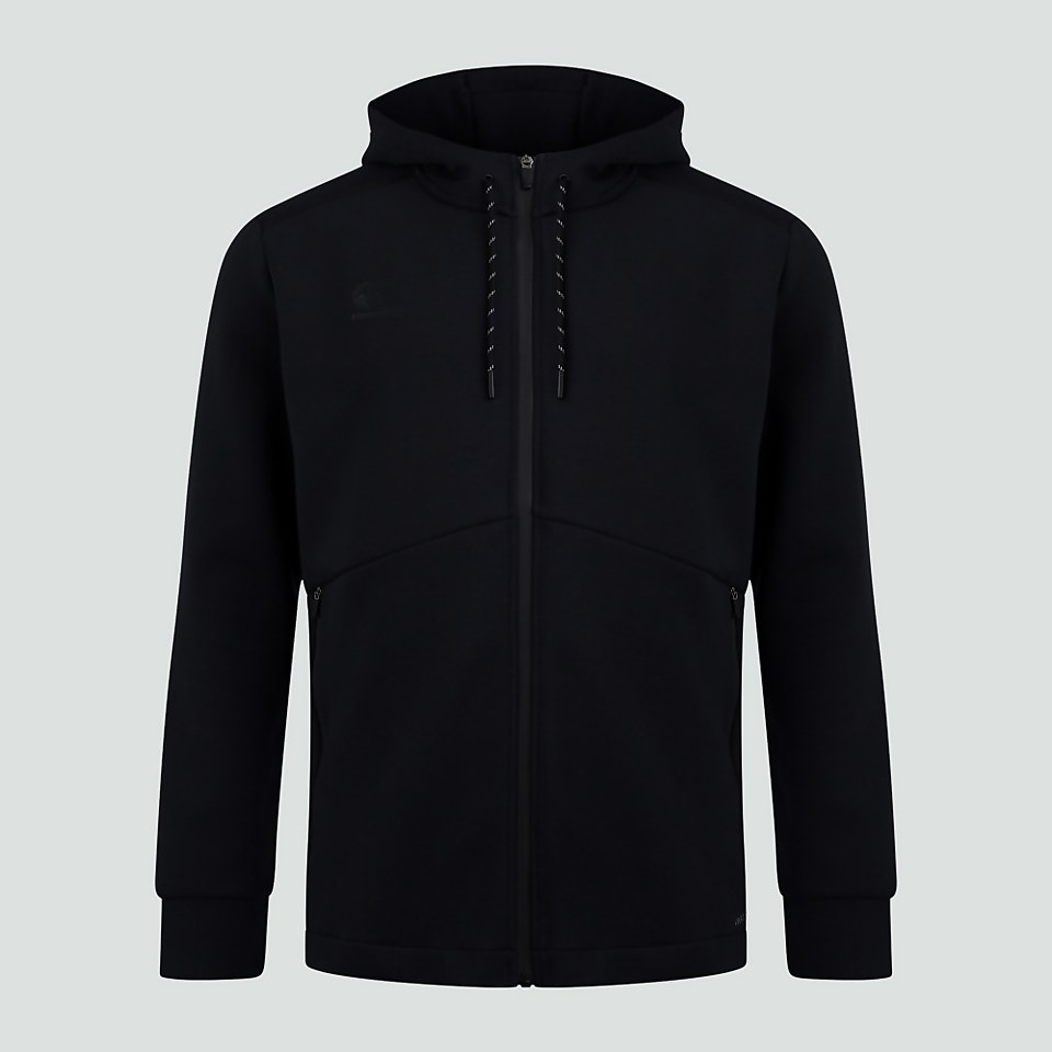 MENS FULL ZIP TECH HOODY BLACK