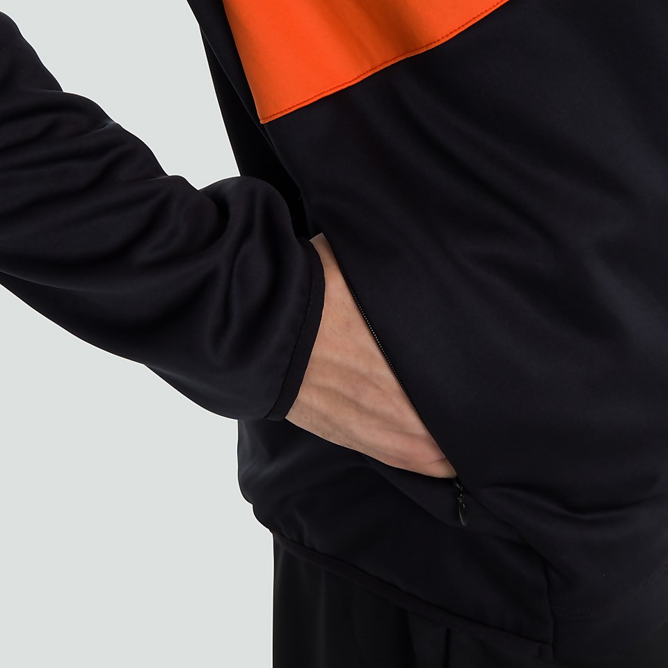 MENS 1/4 THERMOREG SPACER FLEECE BLACK
