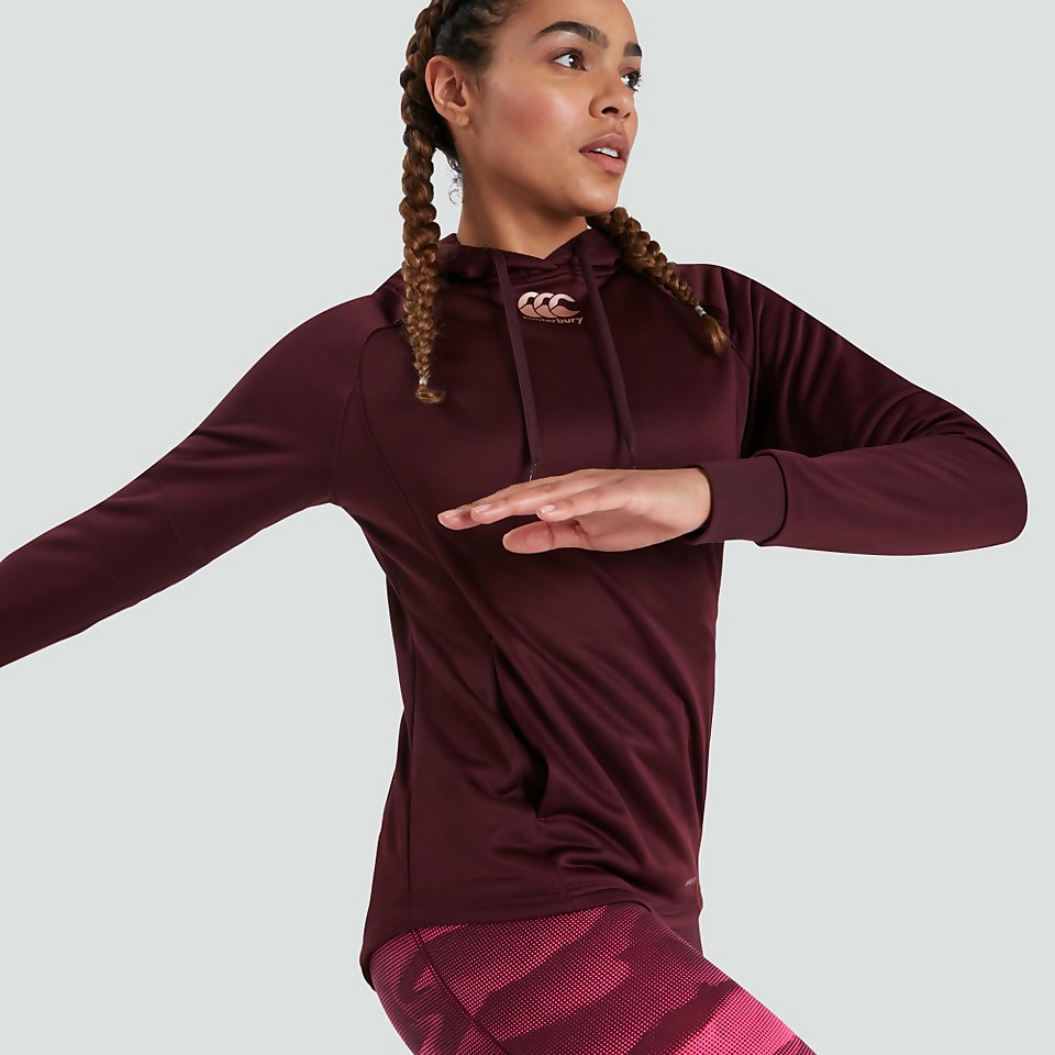 WOMENS VAPODRI TRAINING HOODY PURPLE