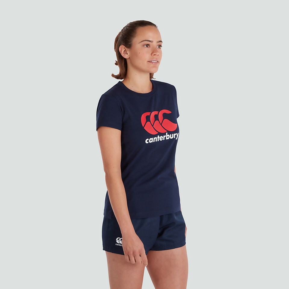 WOMENS CCC LOGO TEE NAVY