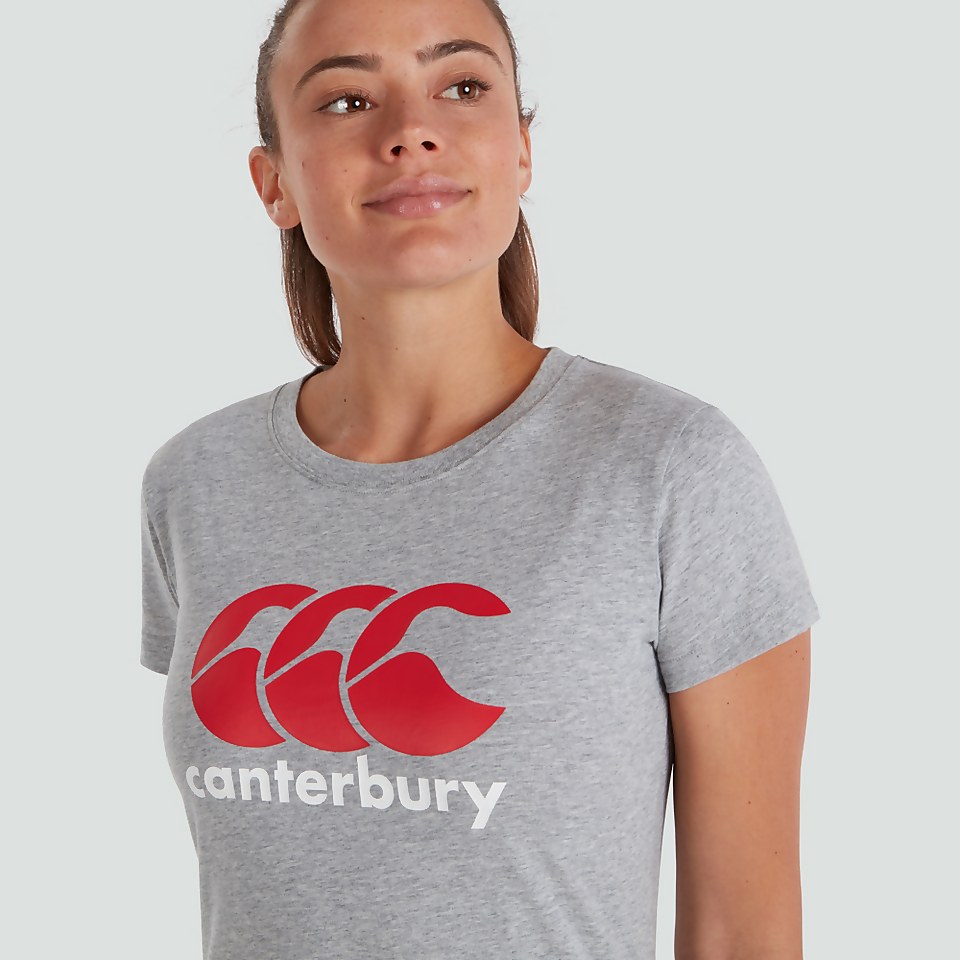 WOMENS CCC LOGO TEE GREY